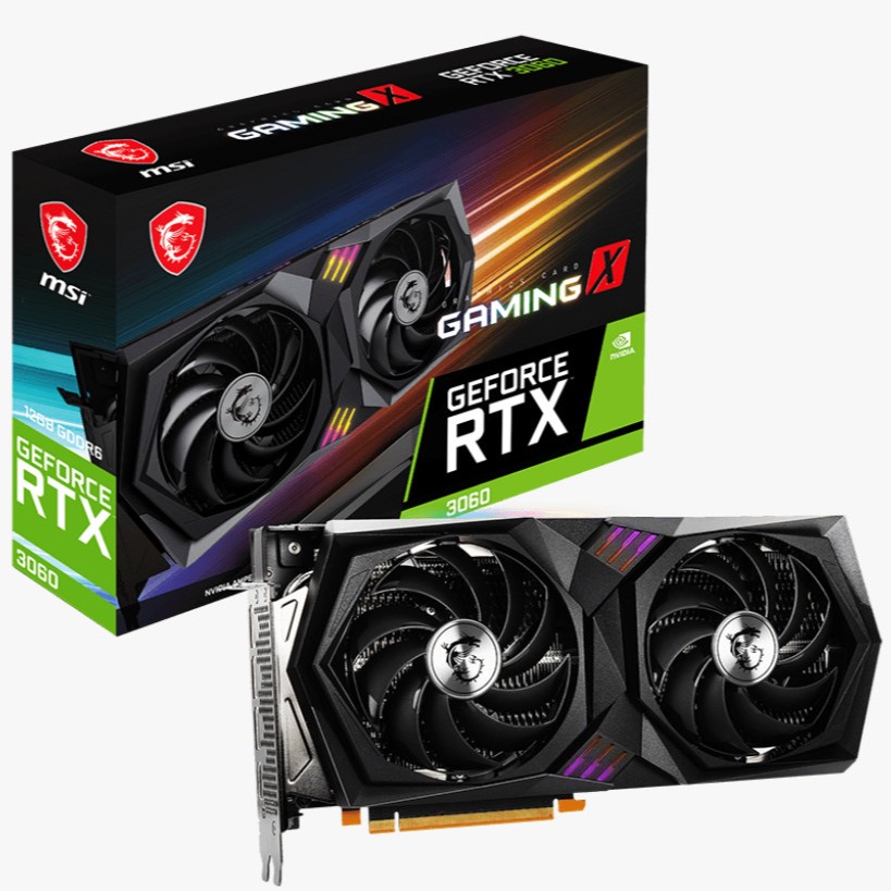 GPU RTX 3060 12GB OC MSI GAMING X